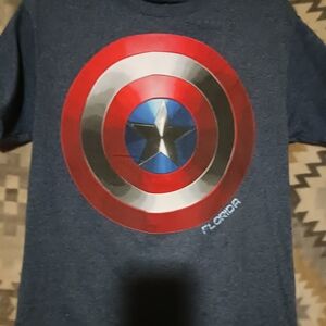 Captain America Shield Graphic T-Shirt